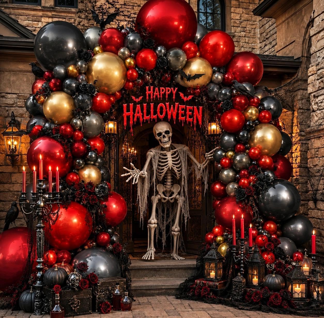 Balloon Arch Kit - Kit d'arche de ballons d'Halloween, ballons