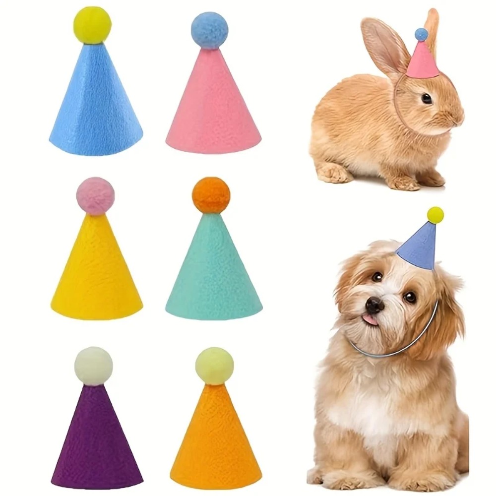 Party Hat Cone - 6 mini chapeaux de fête :