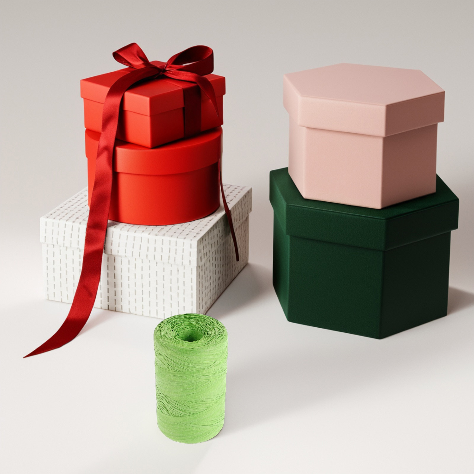 Papercraft Supply Ribbon - Ruban de raphia plat en papier