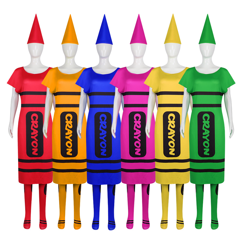 Party Hat Cone - Costume de cosplay Crayon pour femme