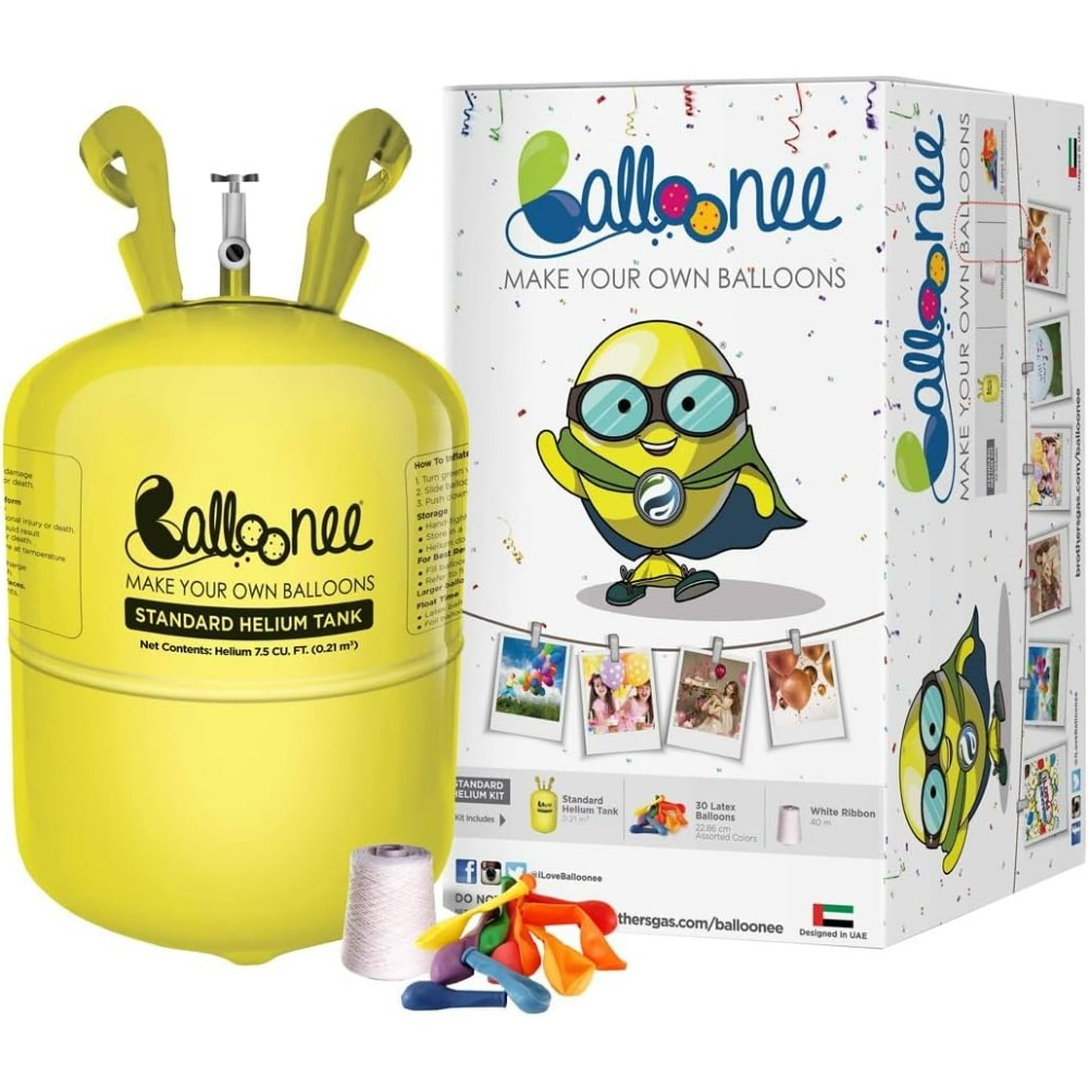 Balloon Pump Hand - Balloonee - Bouteille d'hélium jetable standard