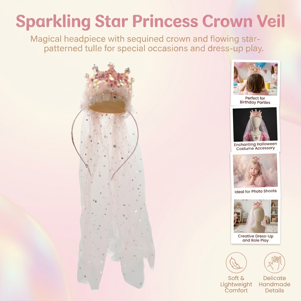 Serre-têtes Princesse avec Voi - Glitter Tablecloth avis et prix
