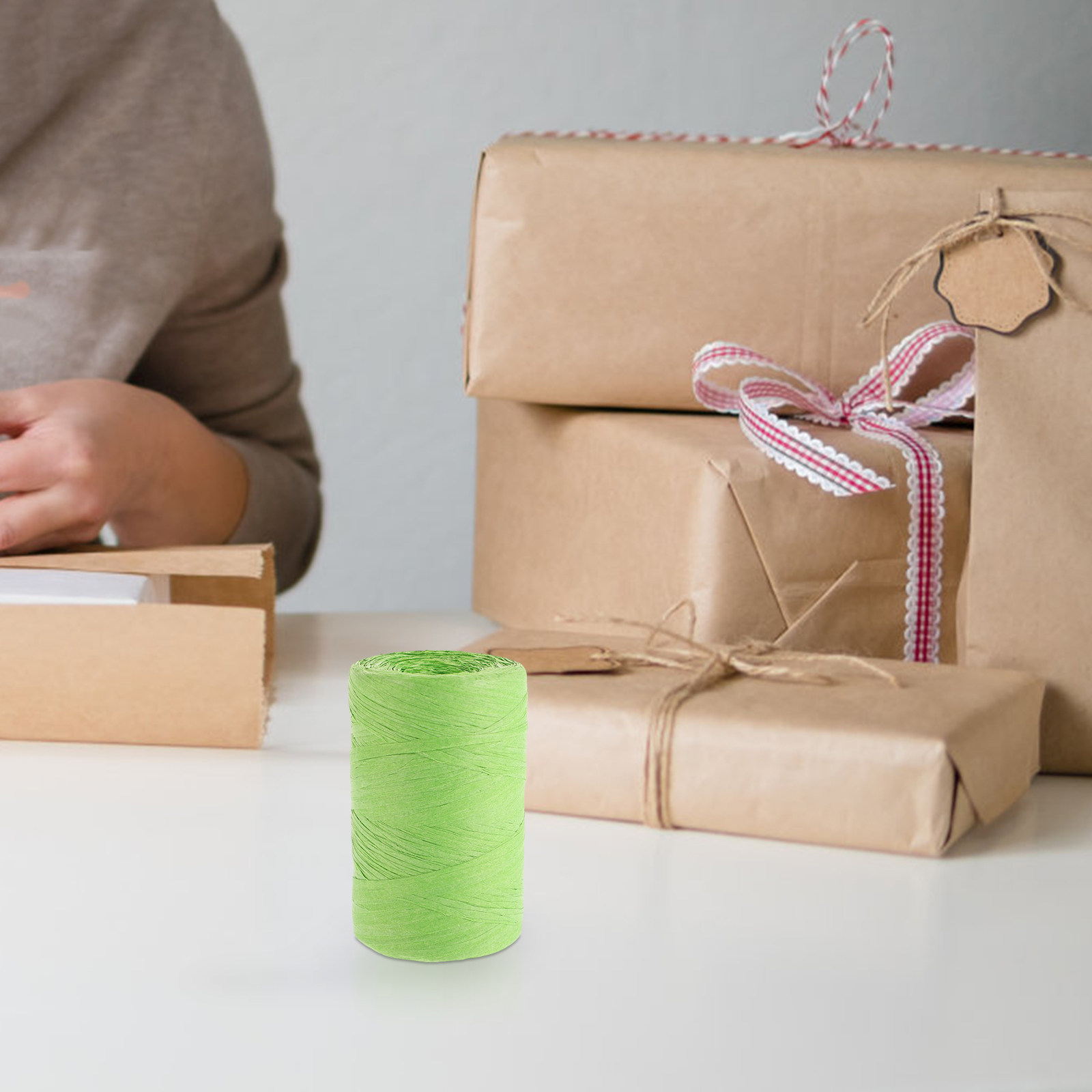 Ruban plat en papier raphia co - Papercraft Supply Ribbon avis et prix