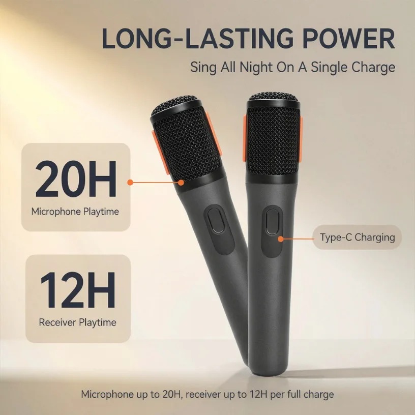 Microphone sans fil double por - Event & Party Supply avis et prix