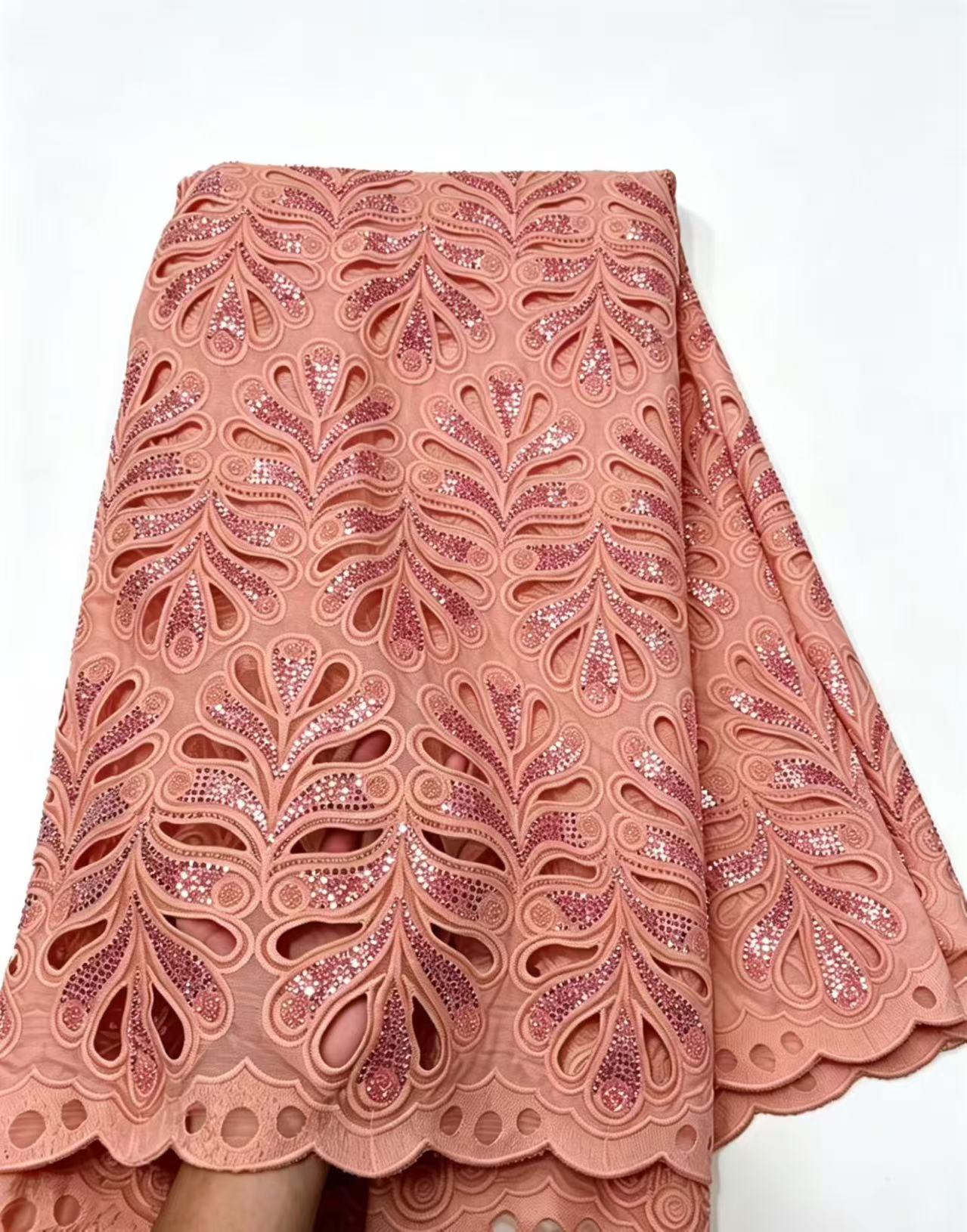 Tissu en dentelle guipure brod - Glitter Tablecloth avis et prix