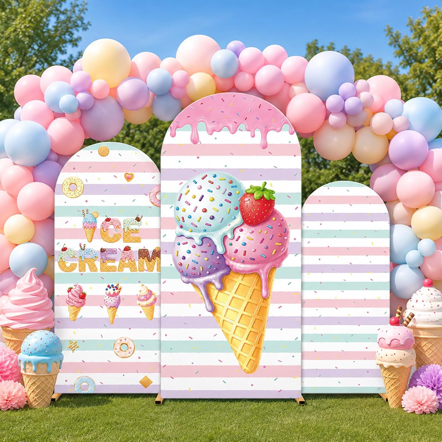 Toile de fond personnalisée à  - Dessert Table Backdrop avis et prix