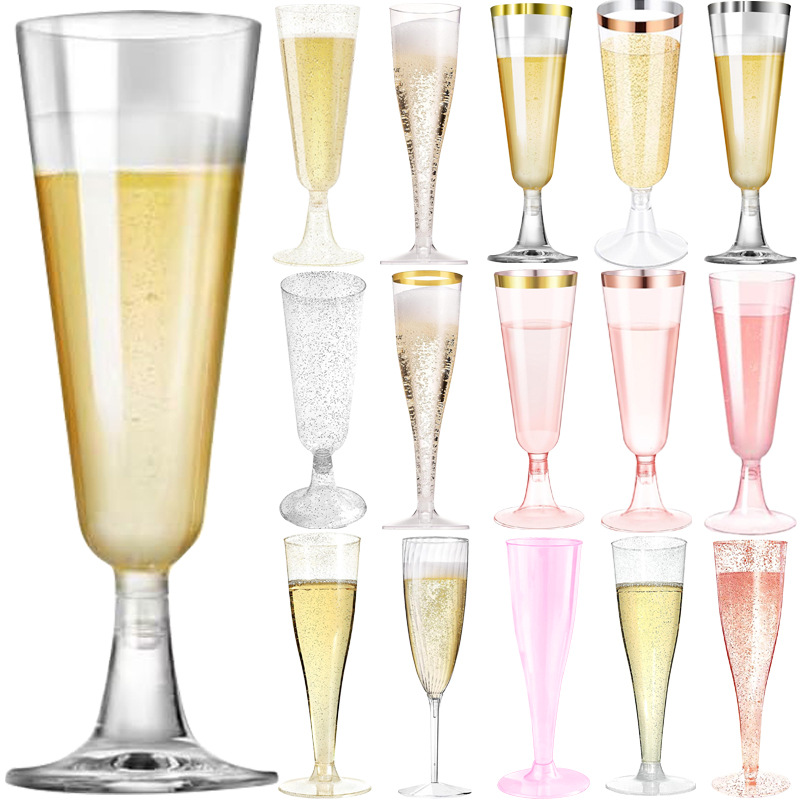 Verres à Champagne jetables en - Plastic Cup 50Pcs avis et prix