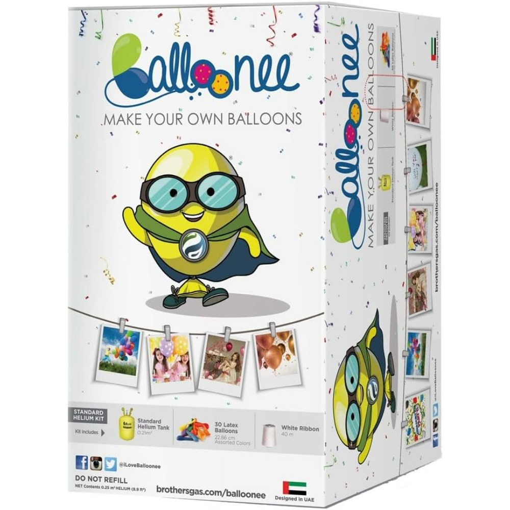 Balloonee - Bouteille d'hélium - Balloon Pump Hand avis et prix