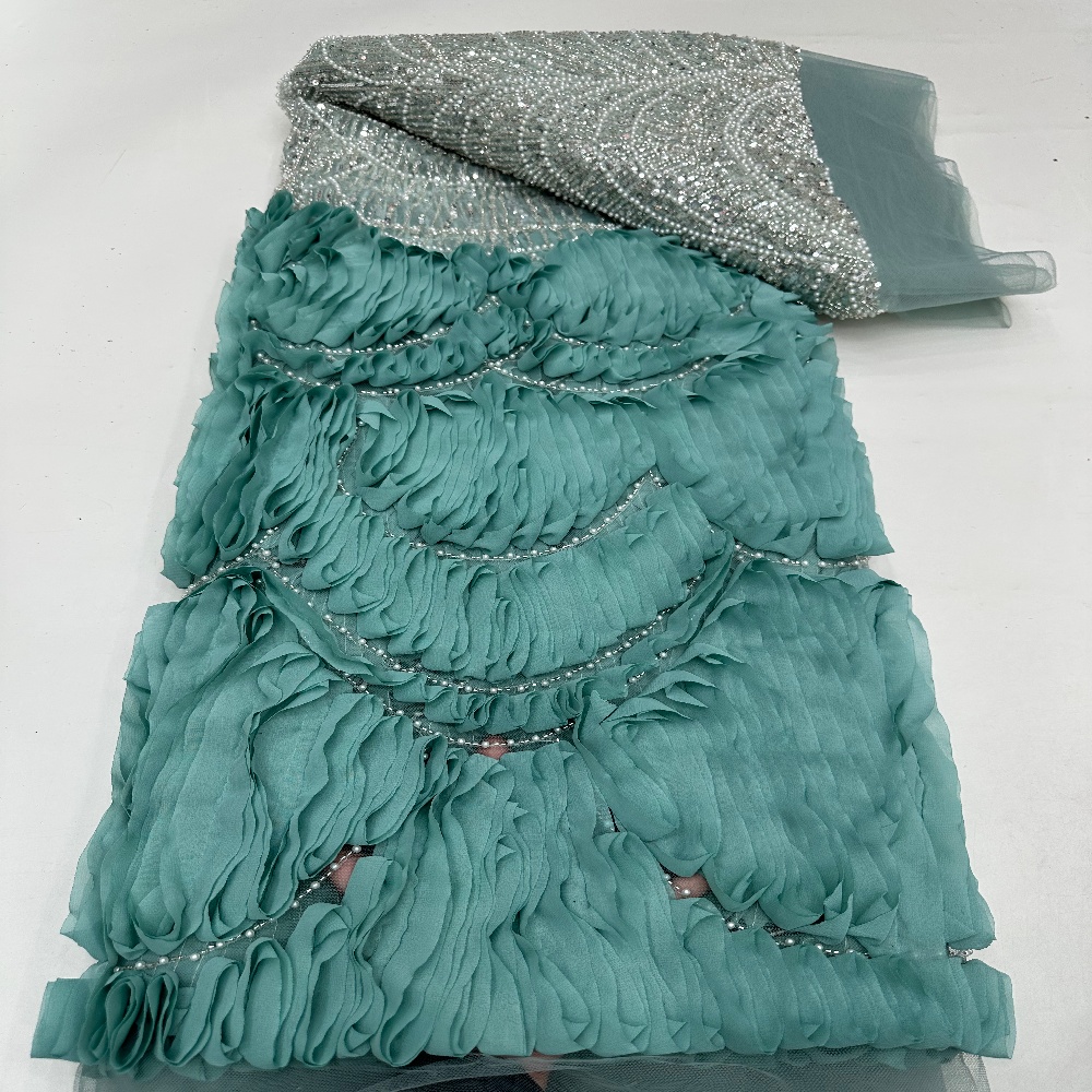 Tissu de dentelle africaine lu - Glitter Tablecloth avis et prix